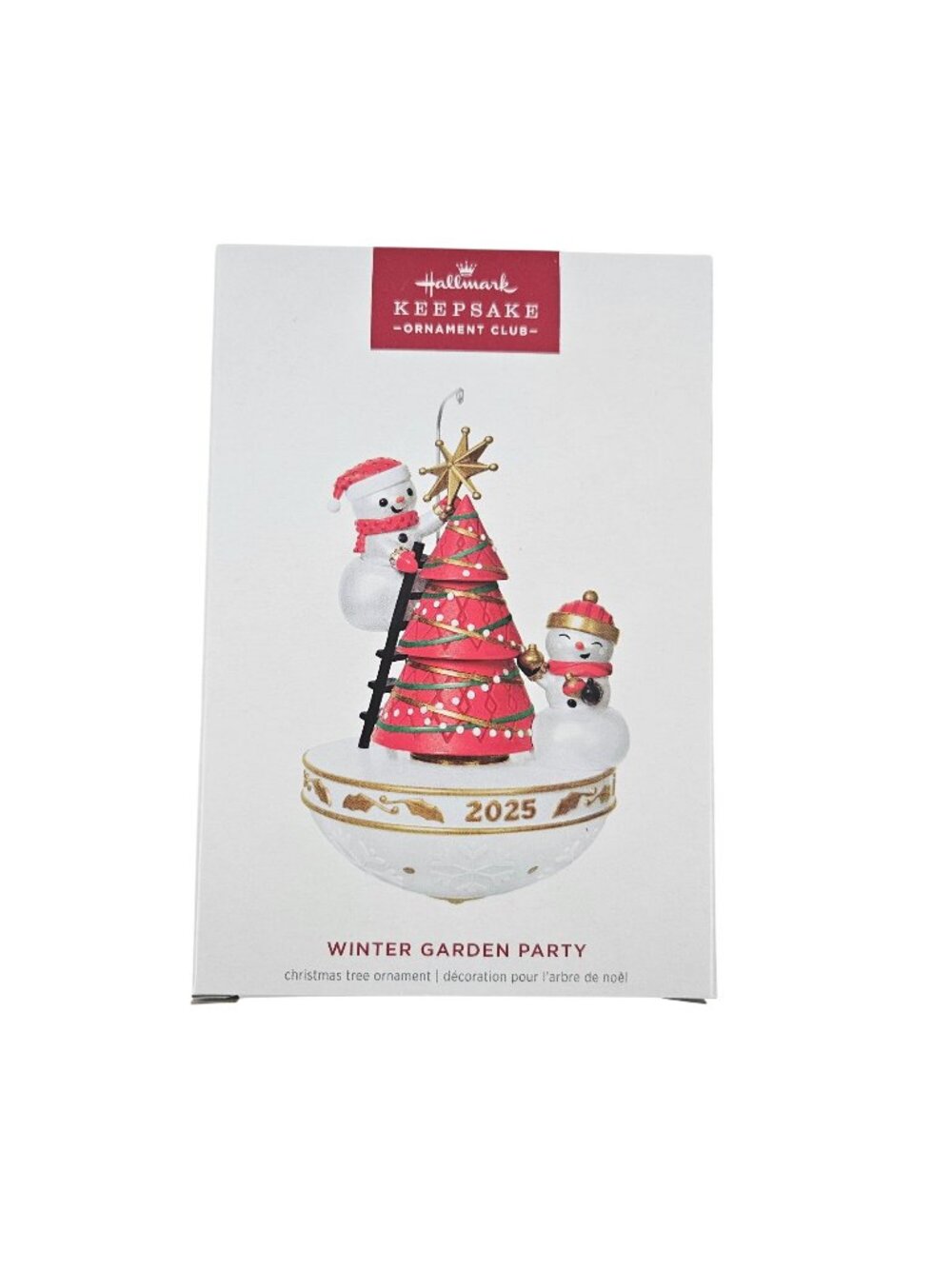 Hallmark Keepsake Winter Garden Party Ornament 2025 Member Exclusive Snowmen